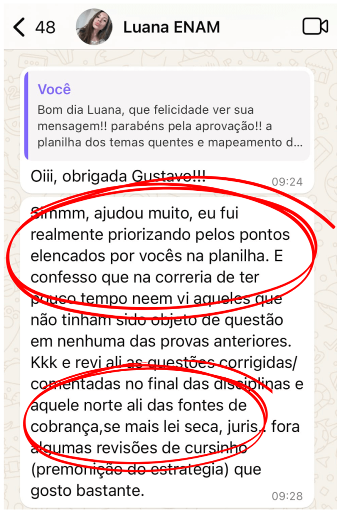 Depoimento Luana 2 - ENAM hachurado