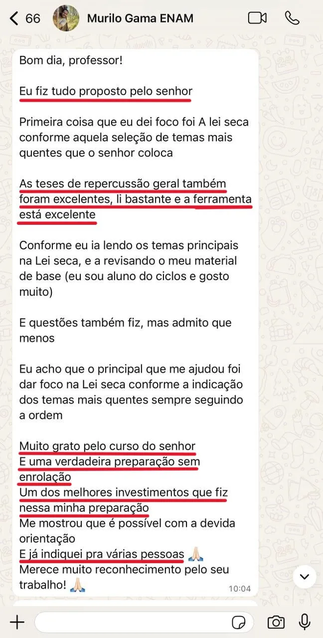Depoimento Murilo Gama parte 2 - ENAM 4