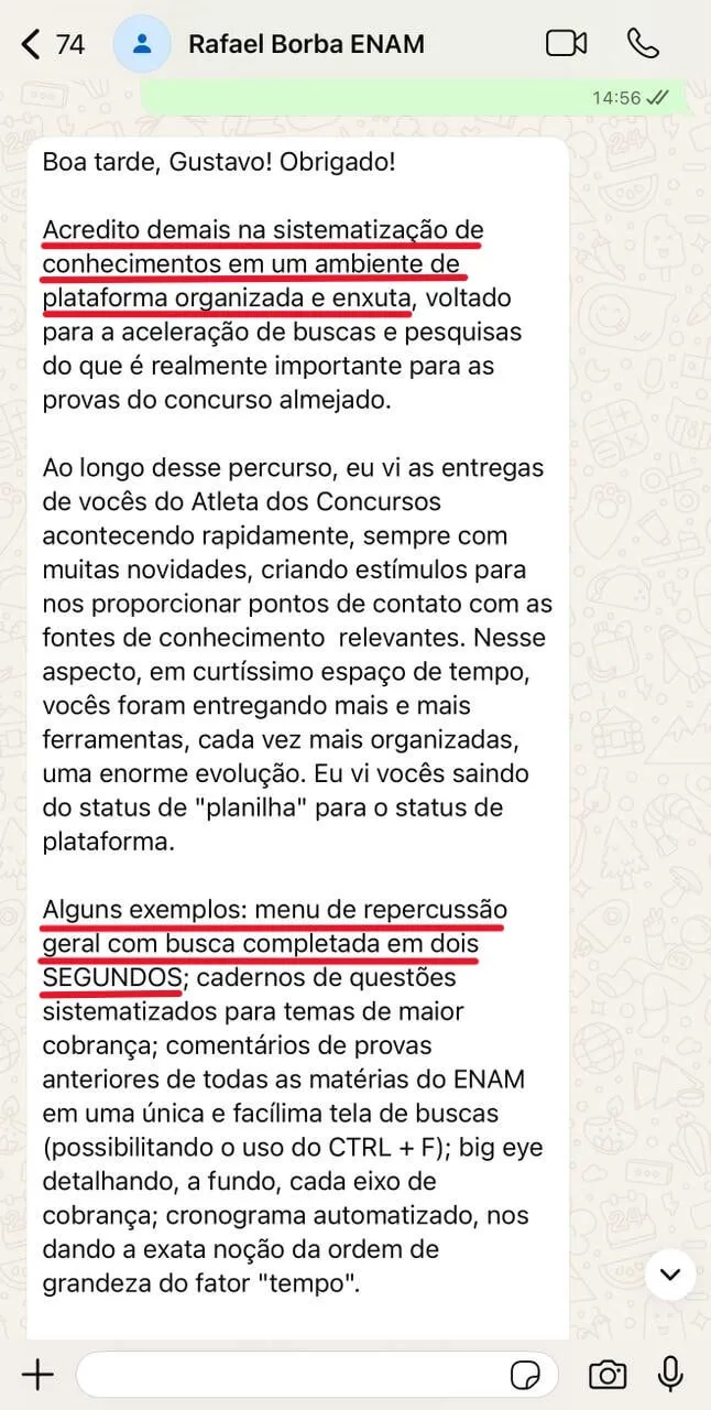 Depoimento Rafael Borba parte 1 - ENAM 4