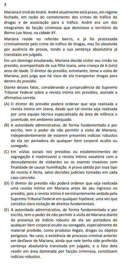 Questão 7 - Constitucional