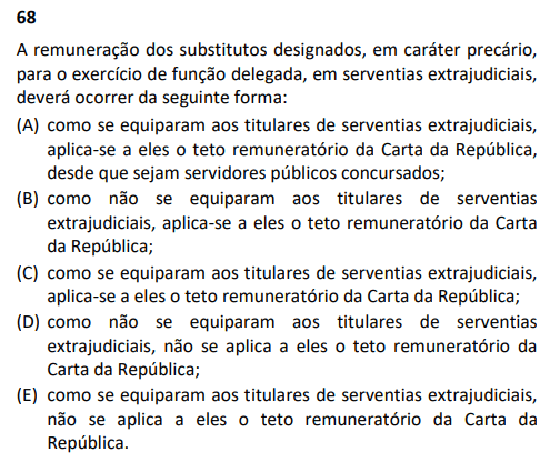 Questão 68 - Constitucional