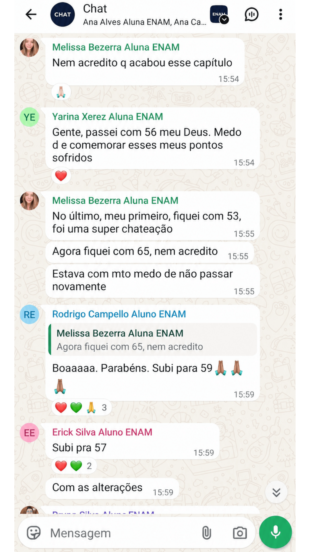 Depoimento dia da Aprovacao ENAM 5 Parte 5 webp