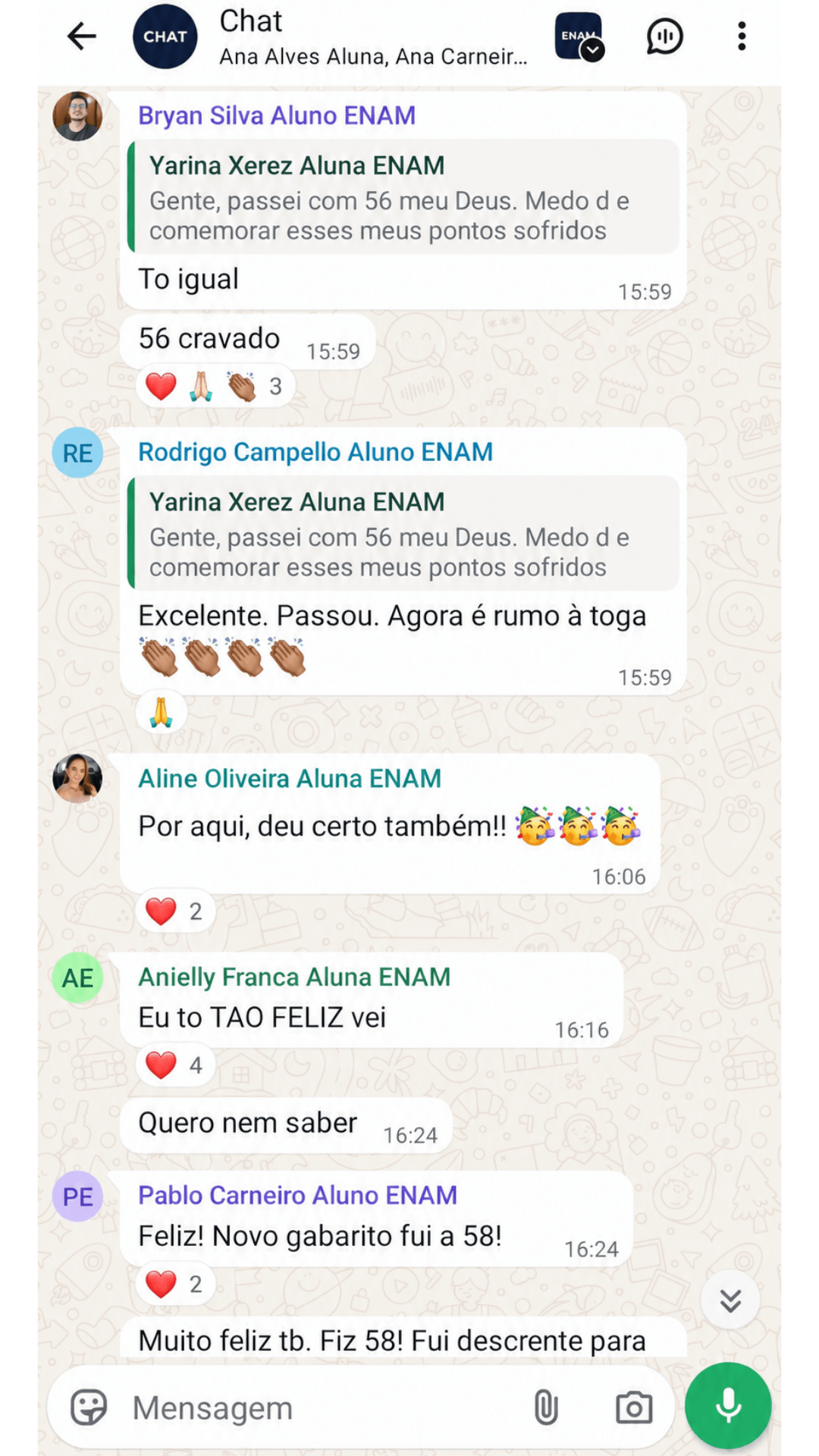 Depoimento dia da Aprovacao ENAM 5 Parte 6 webp
