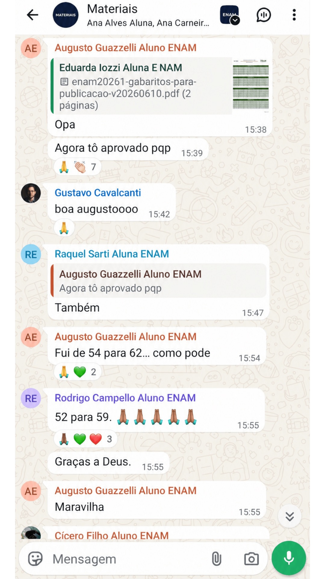 Depoimento dia da Aprovacao ENAM 5 Parte 9 webp