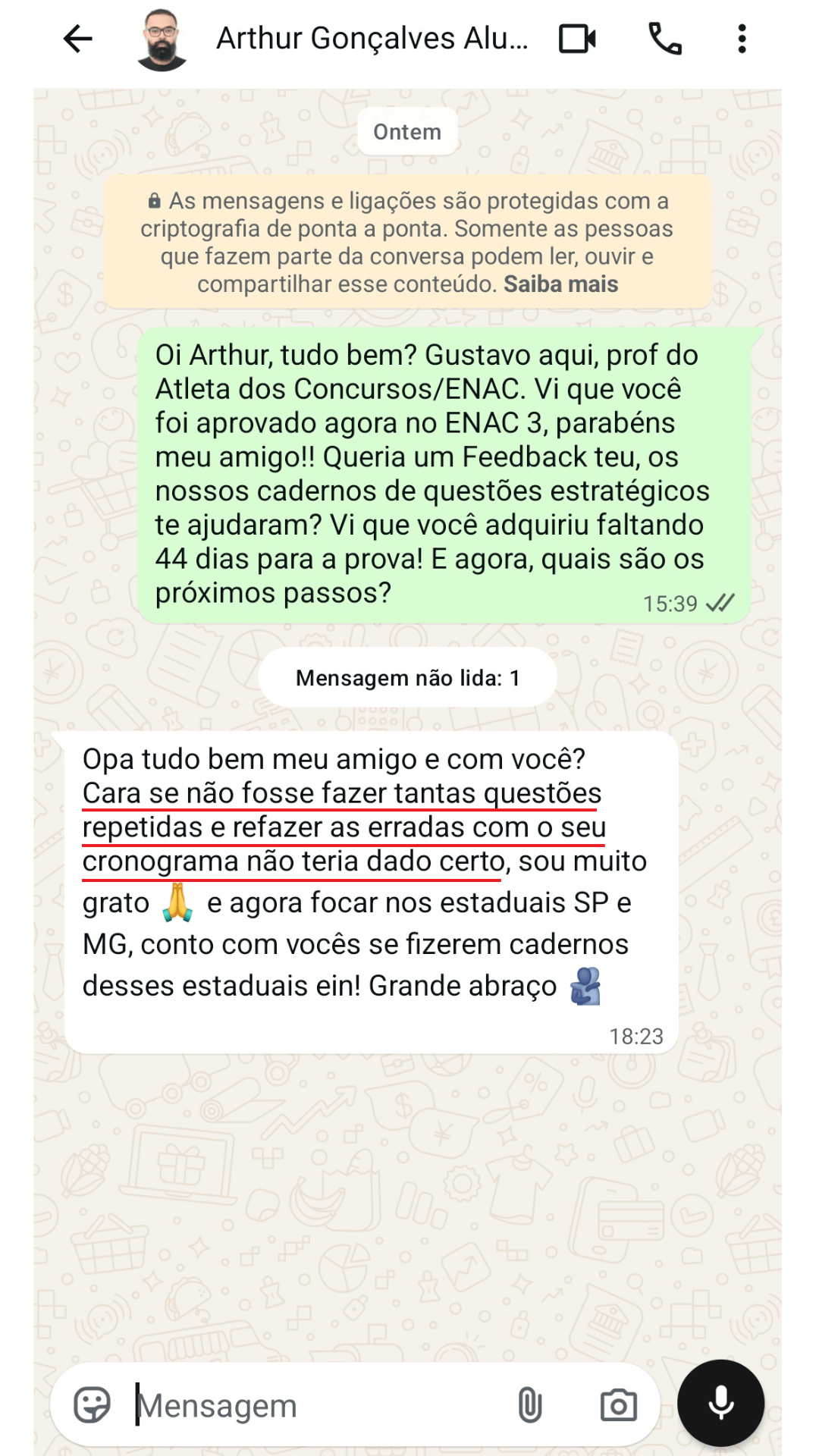 Depoimento Arthur Goncalves - ENAC