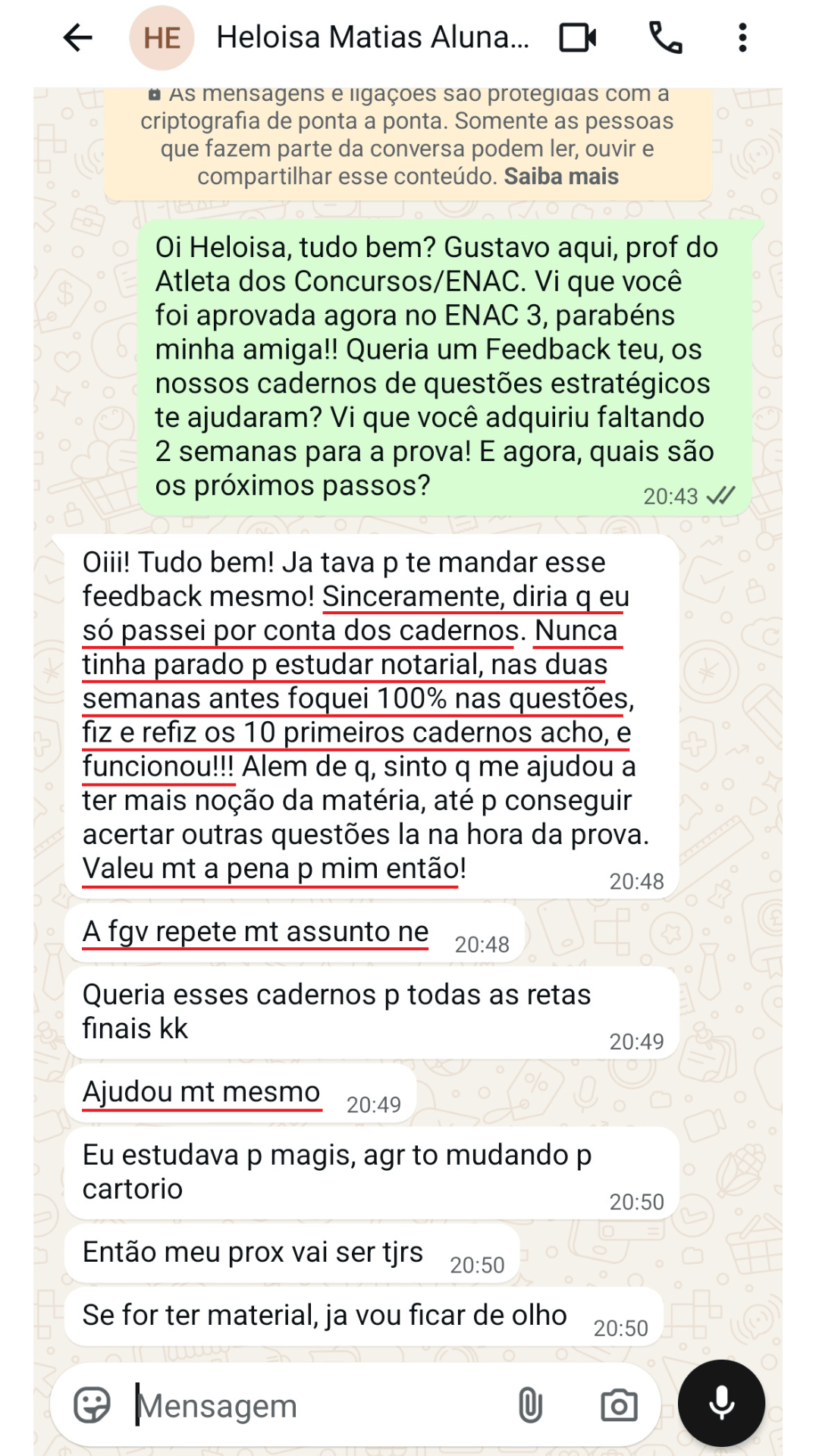 Depoimento Heloisa Matias - ENAC