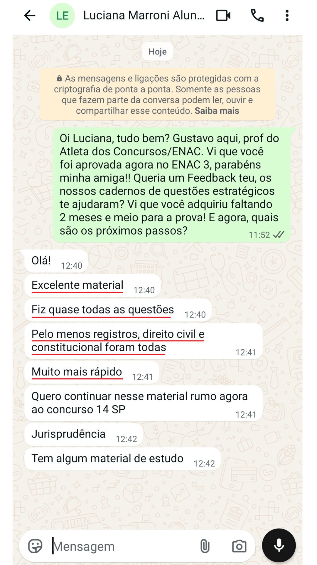 Depoimento Luciana Marroni - ENAC