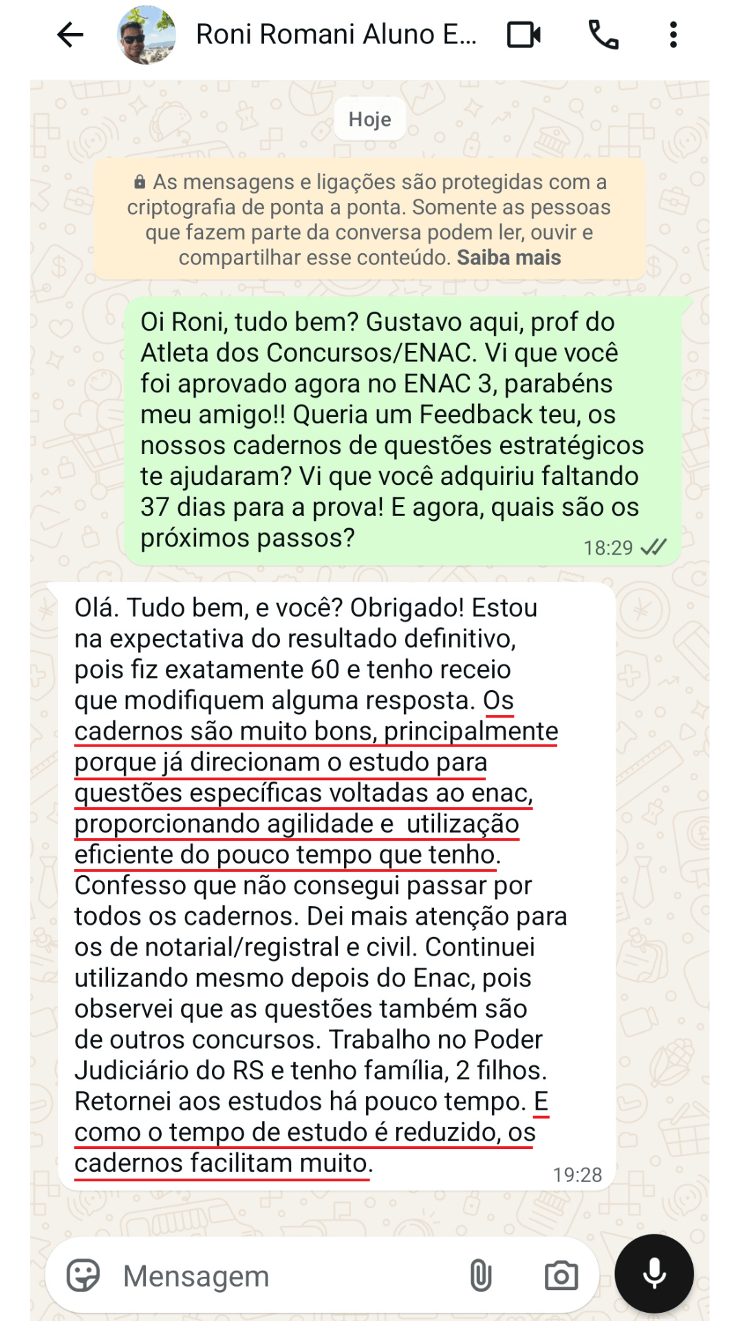 Depoimento Roni Romani - ENAC
