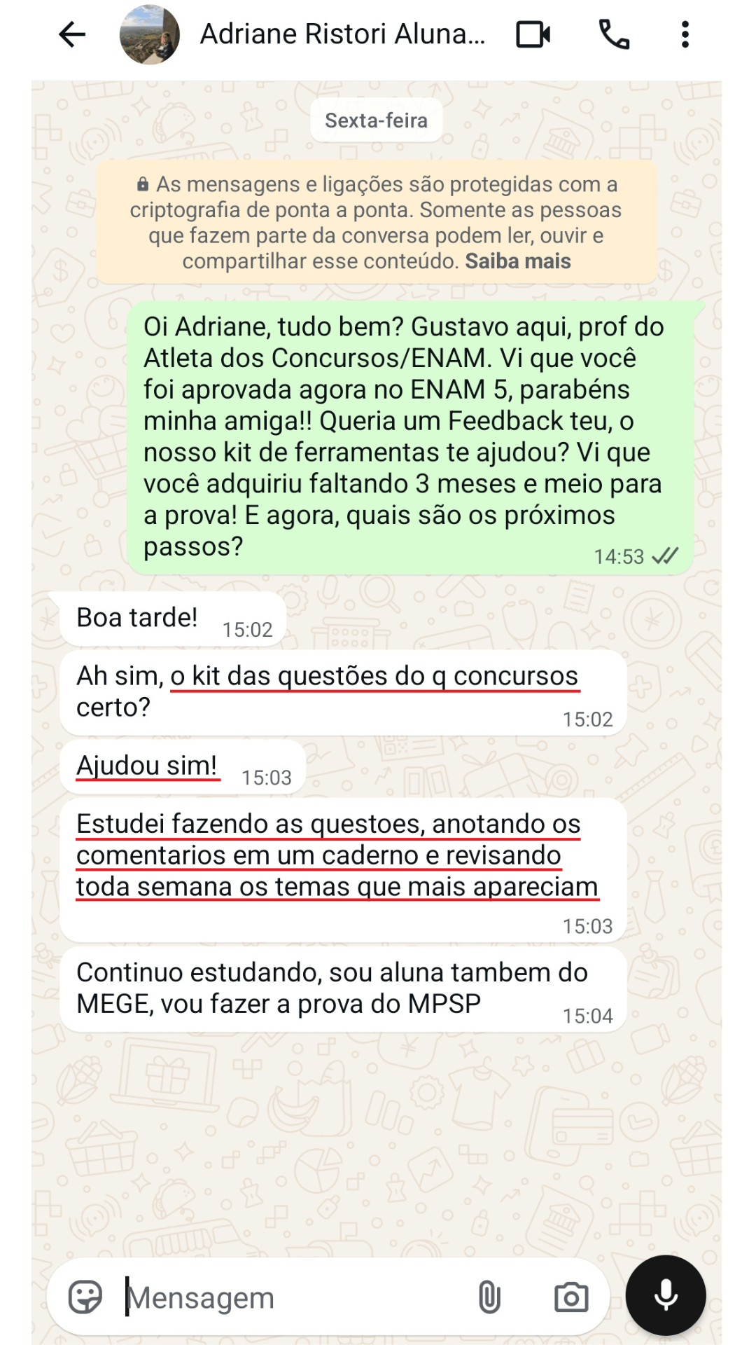 Depoimento Adriane Ristori
