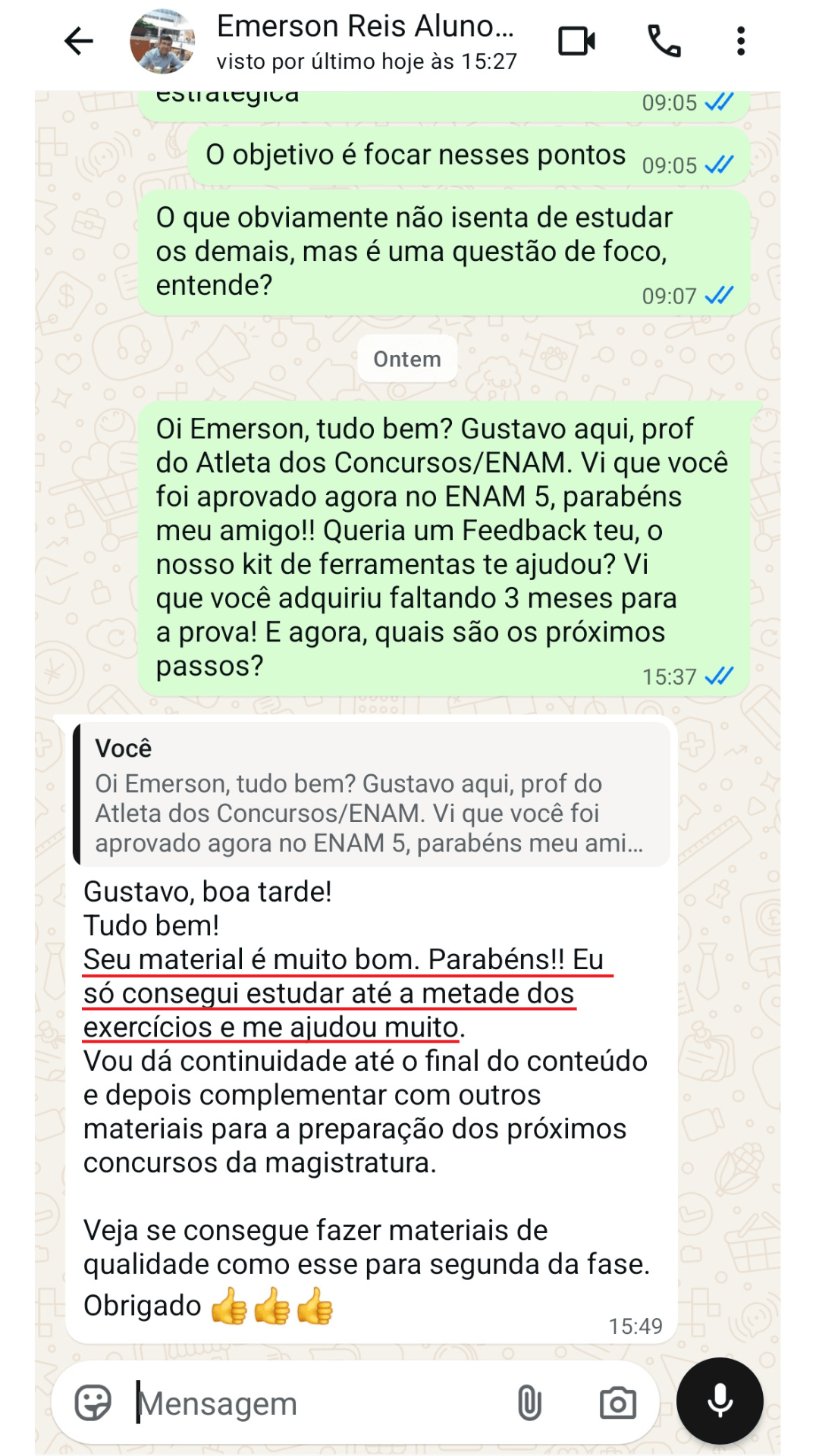 Depoimento Emerson Reis