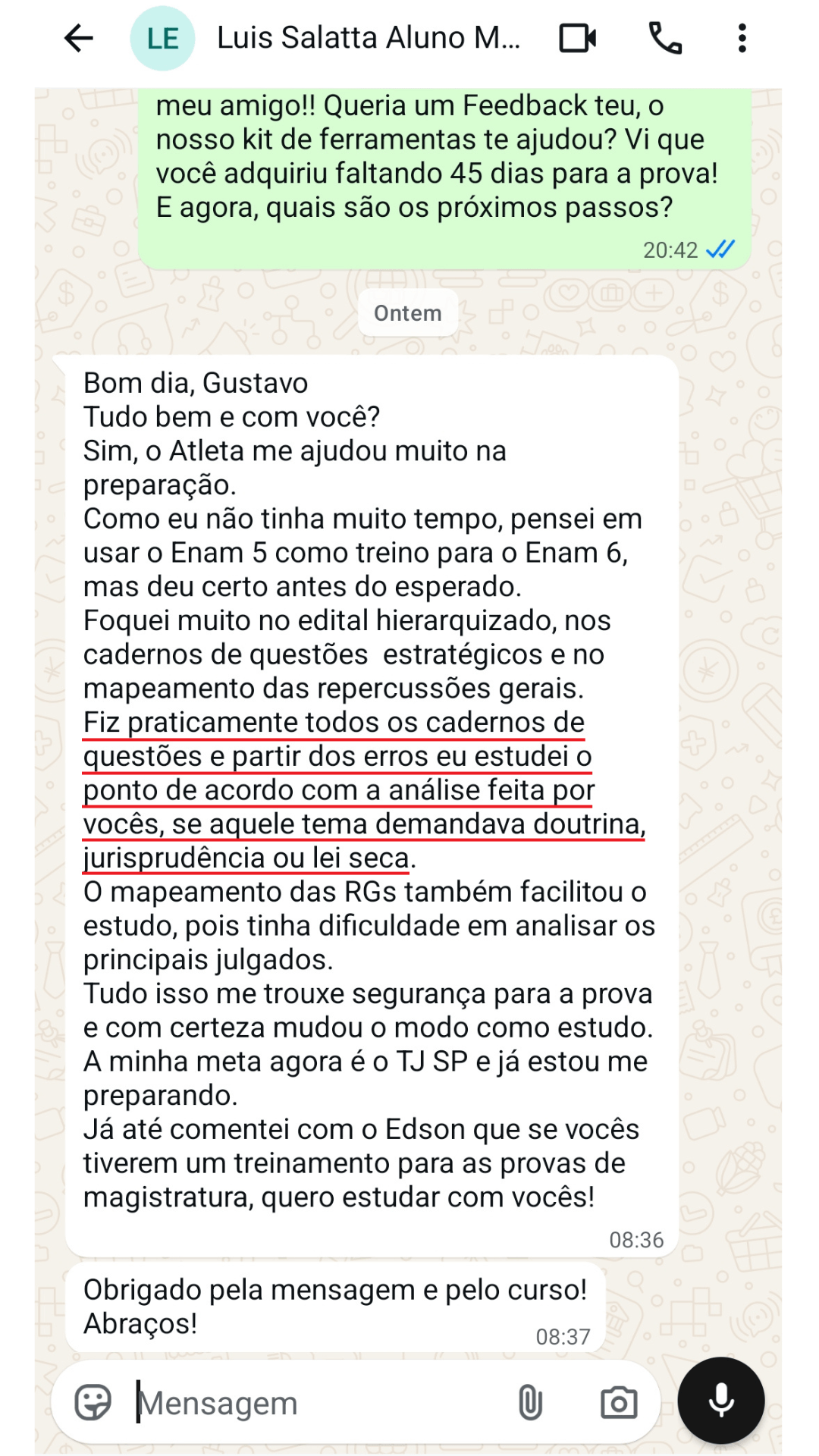 Depoimento Luis Salatta