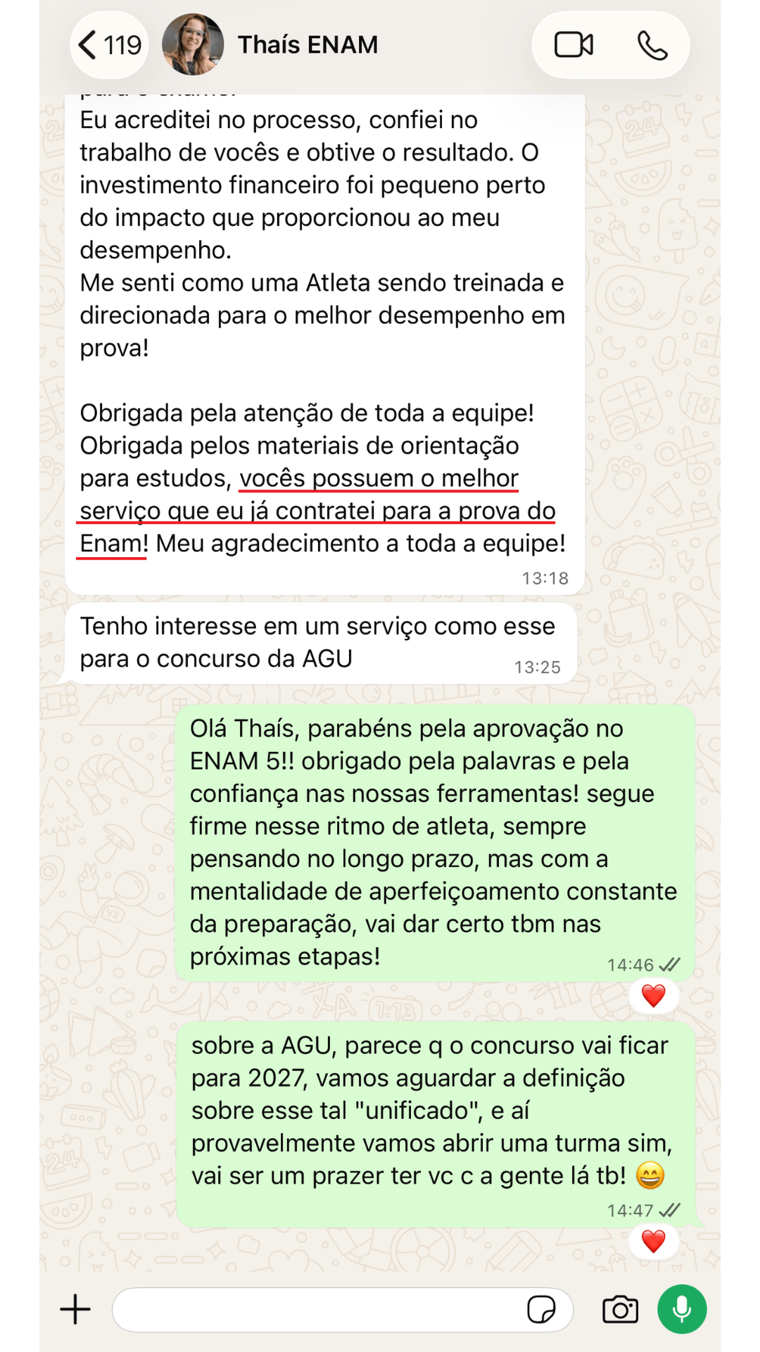 Depoimento Thaís ENAM 5 parte 2